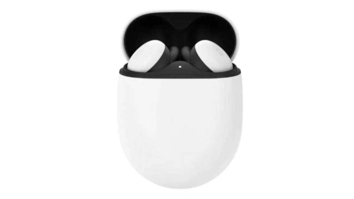 Беспроводные наушники Pixel Buds в зарядном кейсе