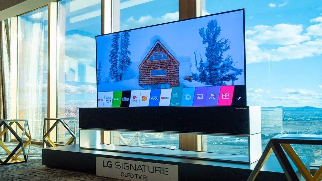 Cворачивающийся телевизор LG начал продаваться в России 3 LG