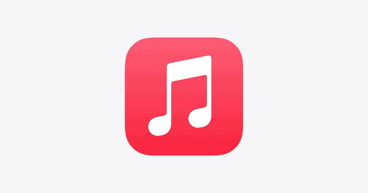 Apple грозит штраф в размере 10% от годового дохода 2 Иконка приложения Apple Музыка на красном фоне