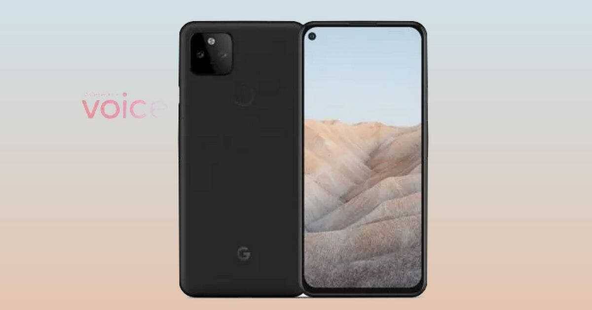 Google Pixel 5a не будет мощнее предшественника 5 Черный смартфон Google Pixel 5a спереди и сзади