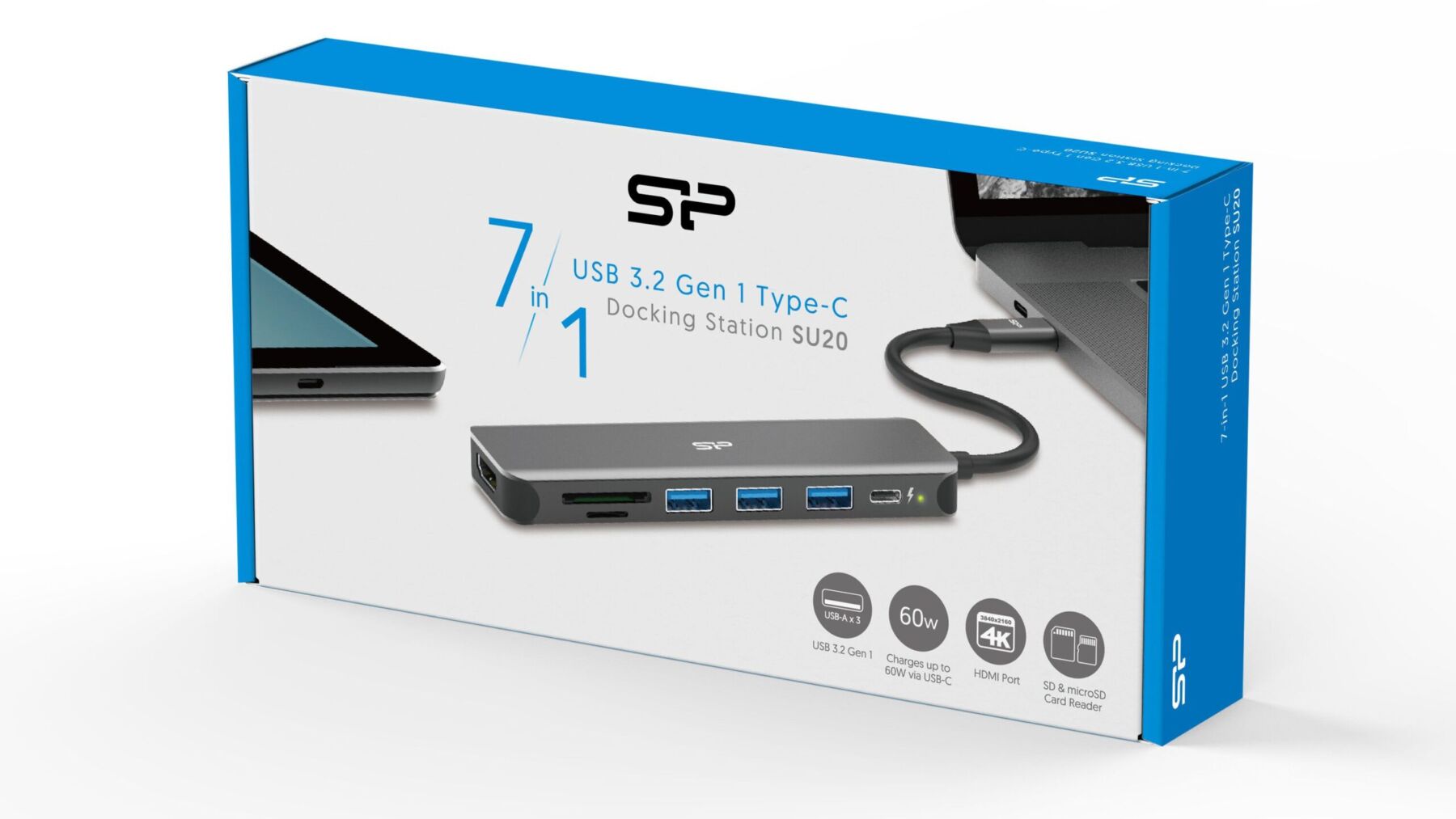 Silicon Power представила новую док-станцию 7-в-1 SU20 4 spu3c07docsu200g en side edited scaled