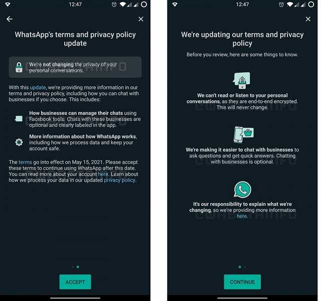 wa tos alert2 android