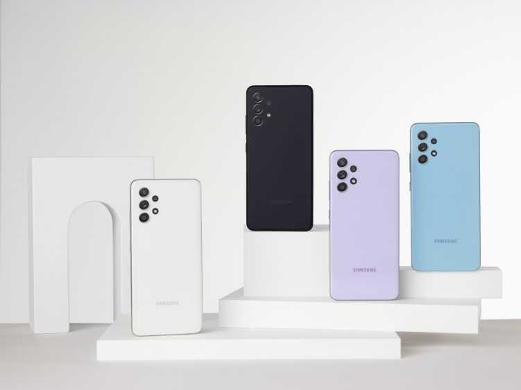 Лучшие недорогие мощные смартфоны лета 2021 года 11 01 galaxya32 white black violet blue.zip 01 galaxya32 white black violet blue 1 751x563 1
