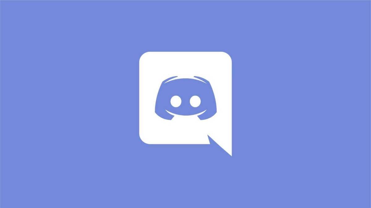 Иконка Discord с логотипом в центре на голубом фоне