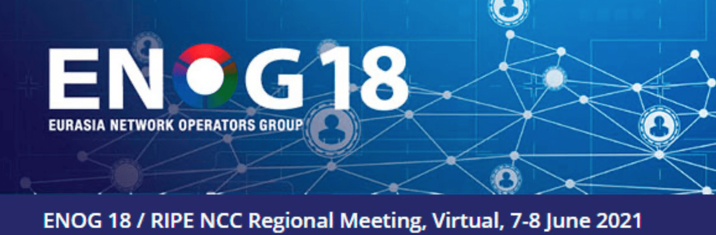Конференция ENOG 18 / RIPE NCC Regional Meeting, пройдет 7–8 июня онлайн 3 12345