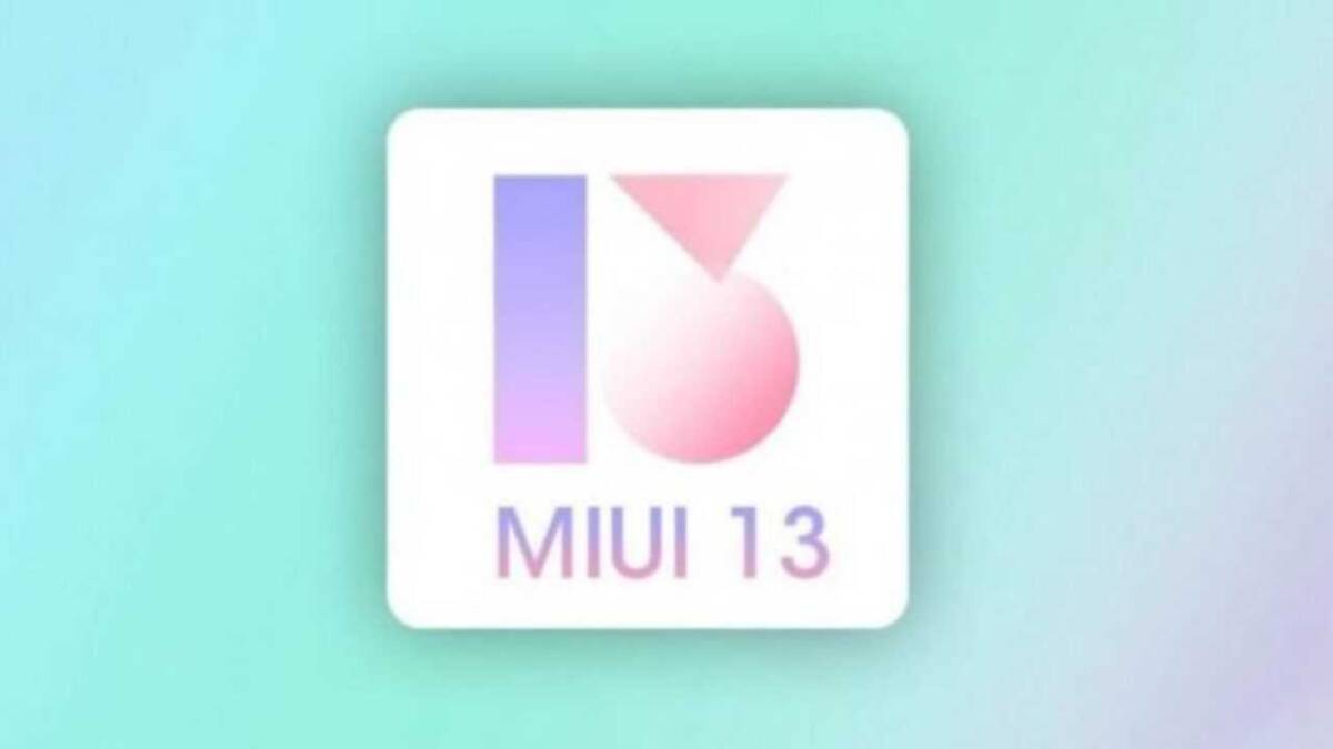 Иконка обновления MIUI 13 с градиентным логотипом иконки смартфона Xiaomi