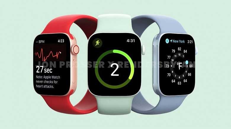 В сети появились качественные рендеры Apple Watch Series 7 в разных цветах 2 photo 2021 05 19 20 08 31 large