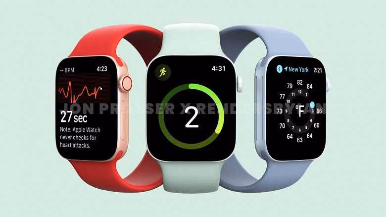В сети появились качественные рендеры Apple Watch Series 7 в разных цветах 2 photo 2021 05 19 20 08 31 large