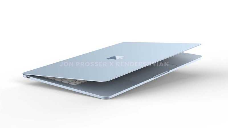 У нового MacBook Air будет очень красочный дизайн 12 prosser macbook air blue 1