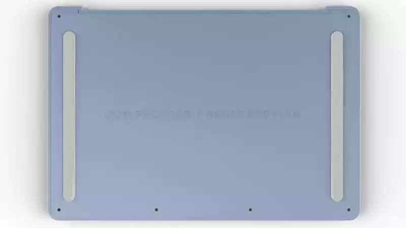 У нового MacBook Air будет очень красочный дизайн 16 prosser macbook air bottom
