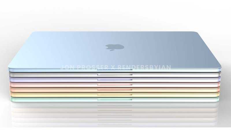 У нового MacBook Air будет очень красочный дизайн 11 prosser macbook air colors stacked