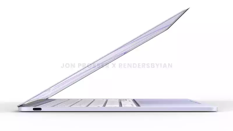 У нового MacBook Air будет очень красочный дизайн 15 prosser macbook air purple 1