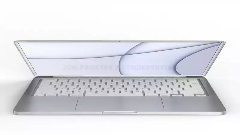 У нового MacBook Air будет очень красочный дизайн 17 prosser macbook air silver open