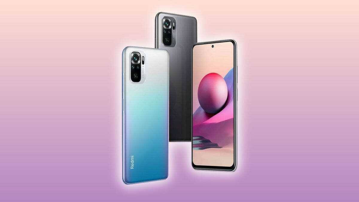 Xiaomi выпустит Redmi Note 10 Pro на базе Snapdragon 750G 4 Рекламный макет смартфона Redmi Note 10 Pro сзади и спереди