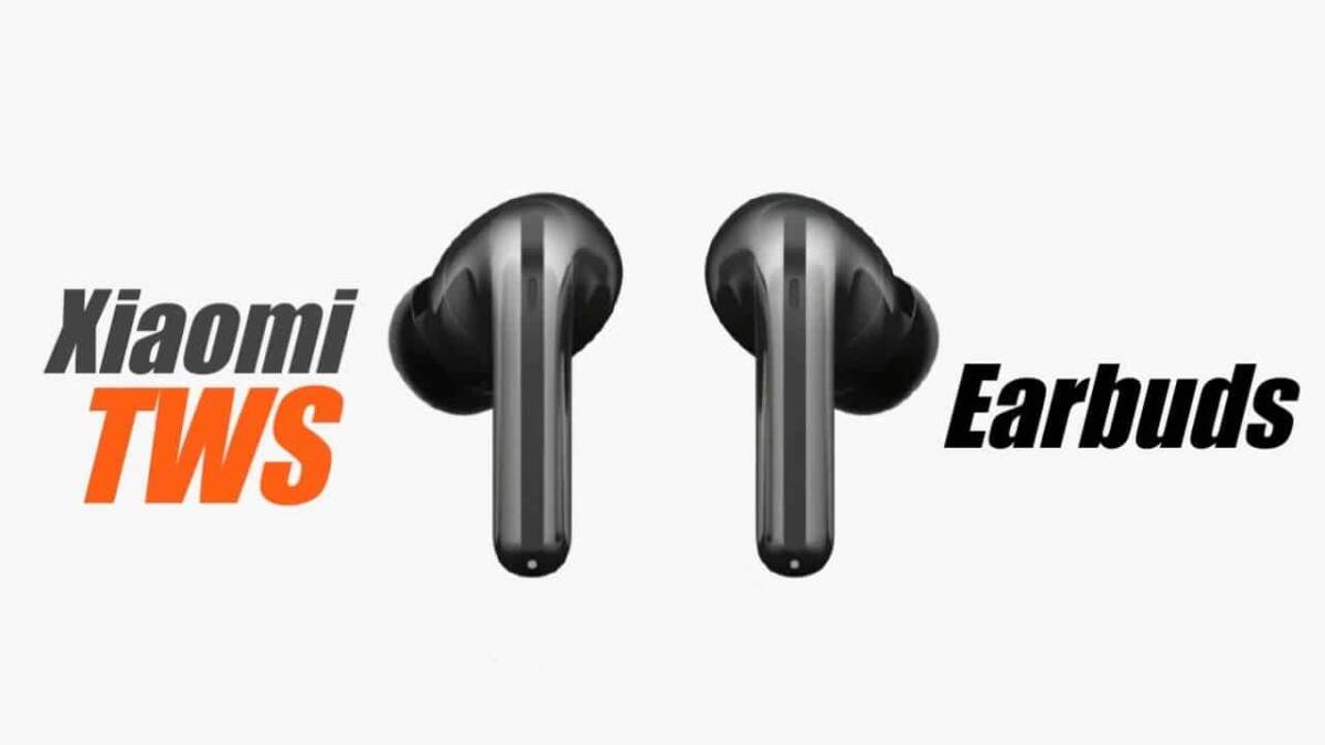 Xiaomi готовит беспроводные наушники с шумоподавлением 4 Беспроводные наушники Xiaomi TWS с шумоподавлением, вид спереди