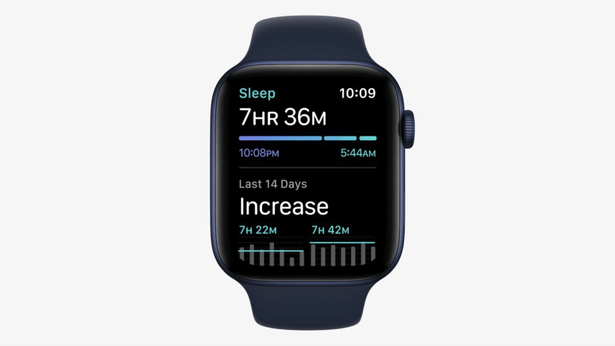 WWDC 2021: обновление watchOS 8. C часов можно даже отправить GIF 4 Экрана Apple Watch с отображением данных сна и графикам