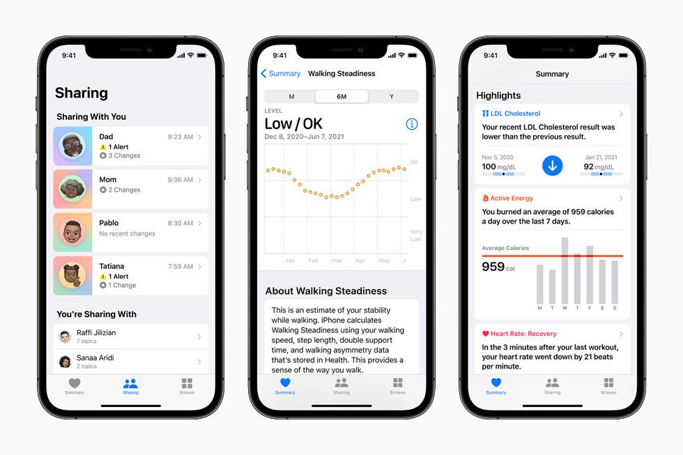 Apple позволит безопасно делиться данными о здоровье и покажет более подробную статистику 8 apple wwdc21 ios15 health app hero 06072021 big.jpg.large