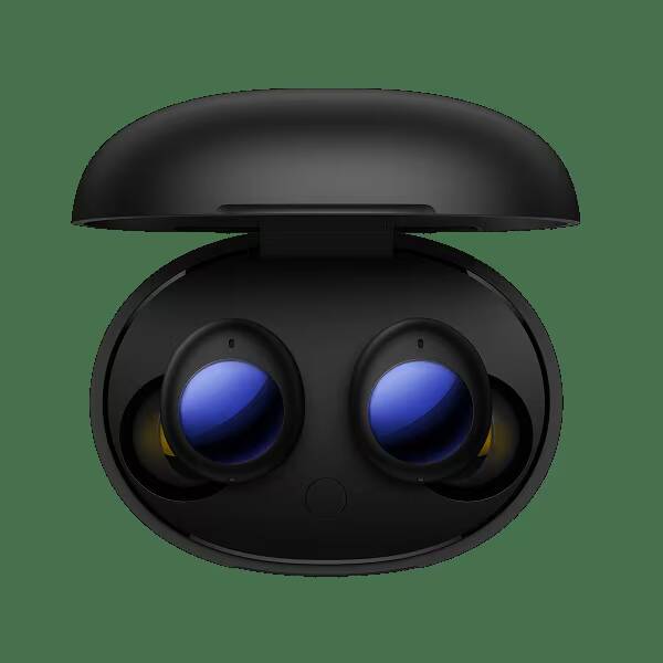 Беспроводные наушники Realme Buds Air 2 Neo в чехле сверху вид
