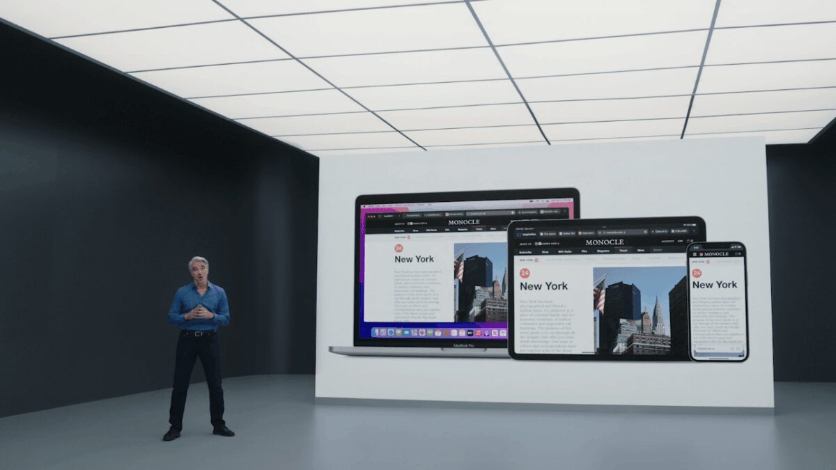 WWDC 2021: новые функции iOS 15 5 Серебристый смартфон OnePlus 15 на песке