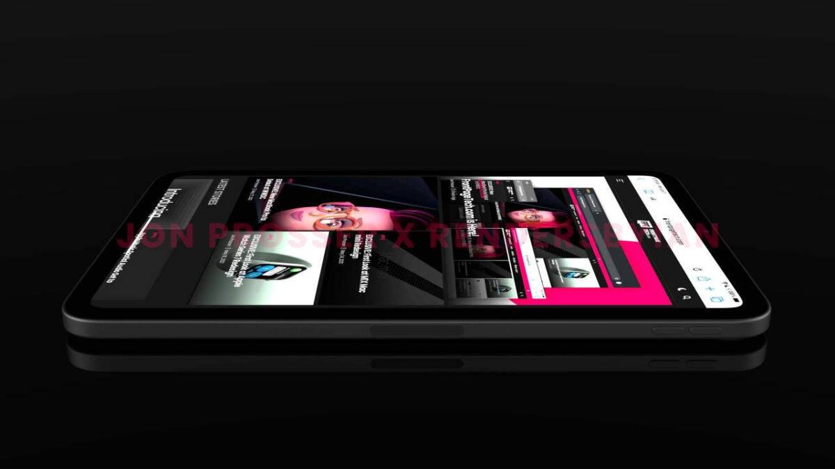 Планшет iPad mini 6 с дисплеем и интерфейсом