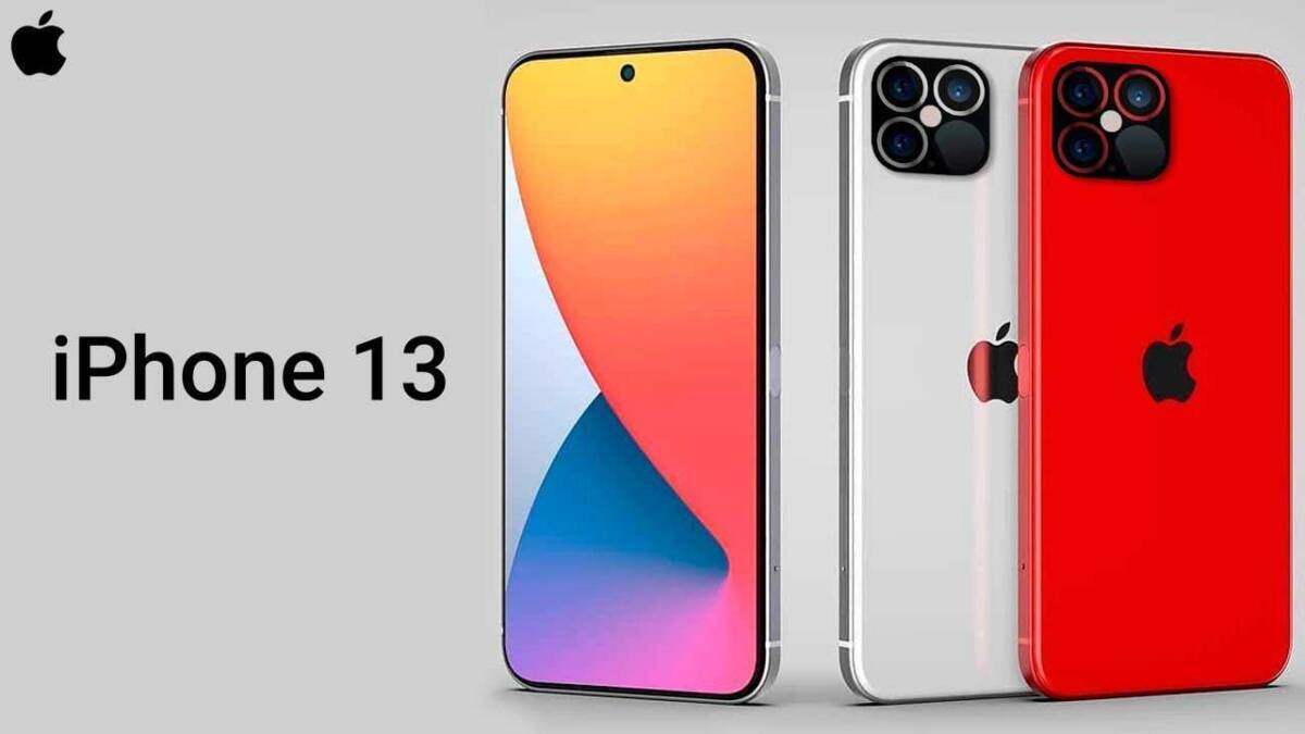 Рендер iPhone 13 от Apple спереди и сзади: тройная камера и новый дисплей