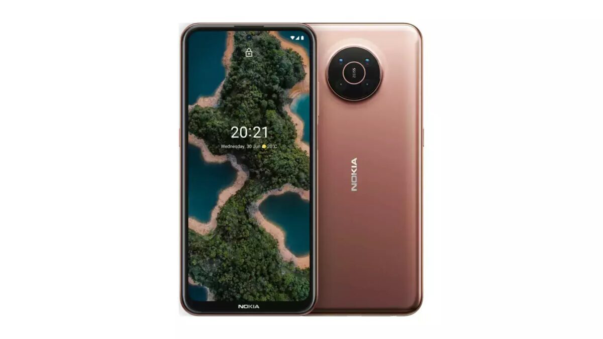 смартфон Nokia XR20 с лицевой стороной и задней крышкой