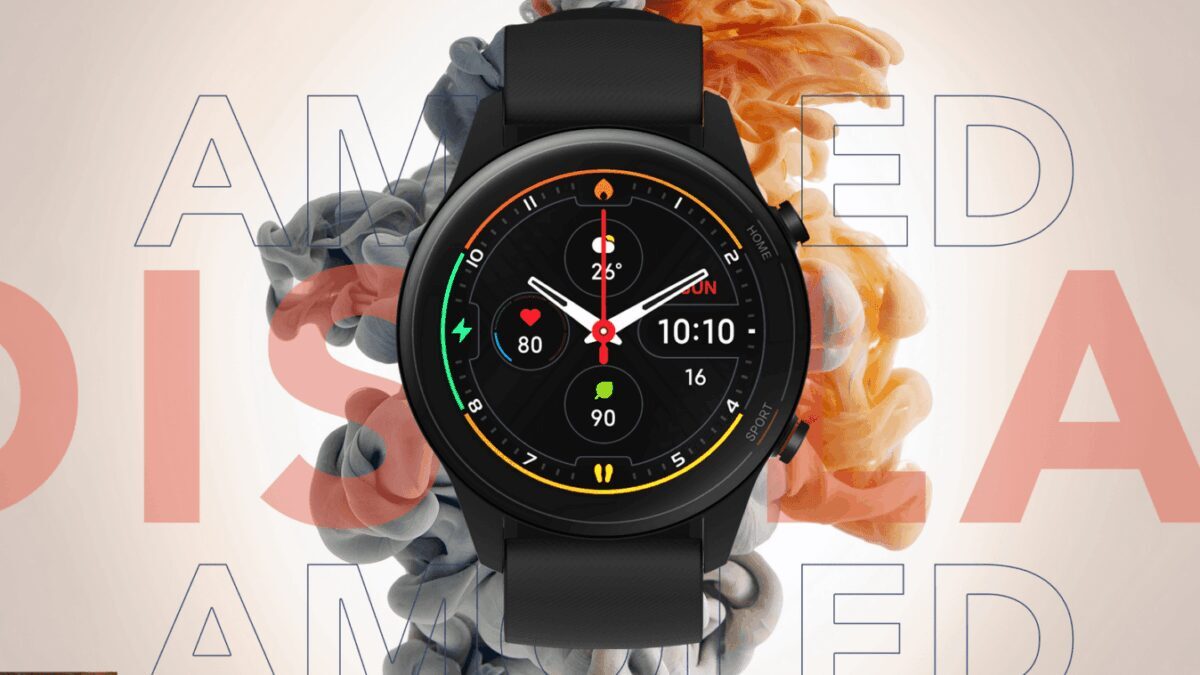 Умные часы Xiaomi Mi Watch Revolve Active дисплей showing спортивные показатели