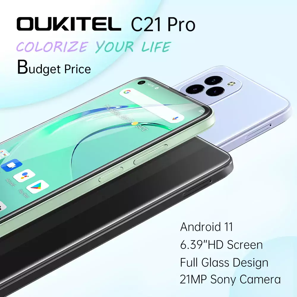Смартфон Oukitel C21 Pro поступил в продажу за 95 долларов 3 广告图1000px 6