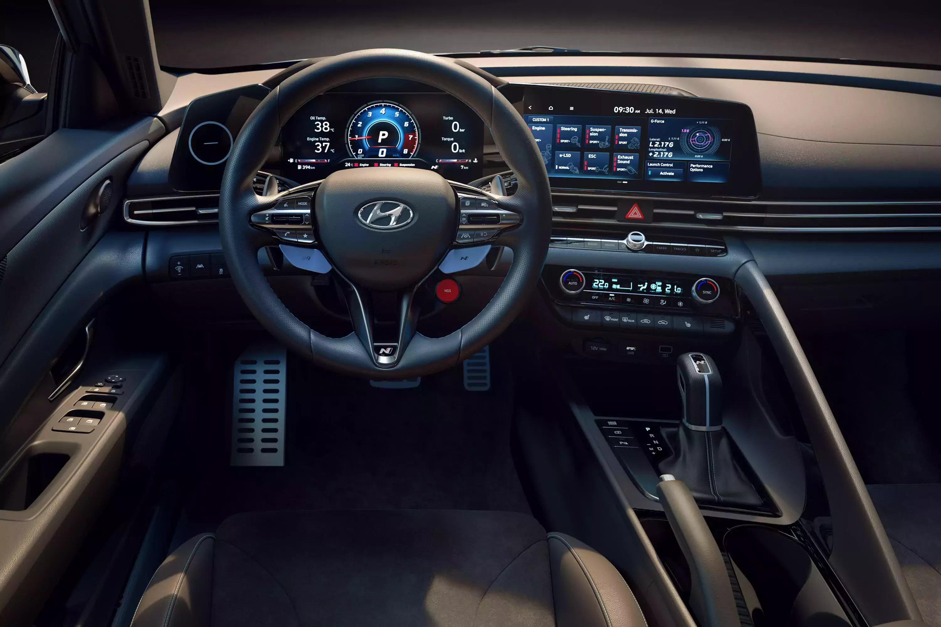 Hyundai Elantra N 2022 года получил мощность 276 л.с. с турбонаддувом 7 elantra n 08