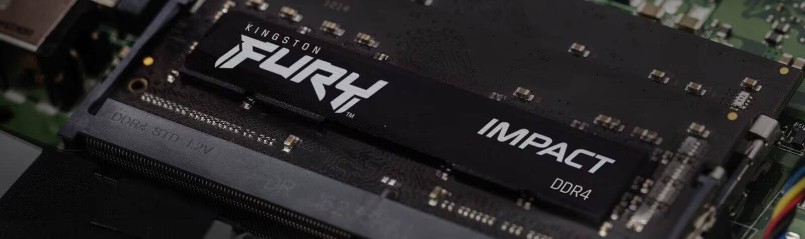 Kingston обновила модули памяти Fury 3 Оперативная память Kingston Fury Impact DDR4 на плате