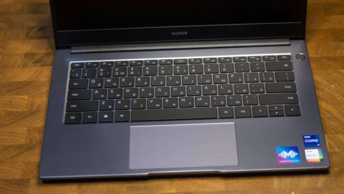 Клавиатура ноутбука Honor MagicBook 14 2021 с русской раскладкой