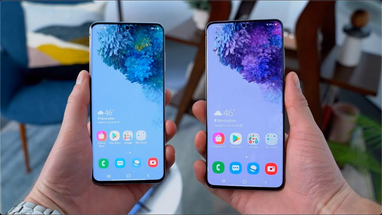 Экраны флагманов серии Samsung Galaxy S20 начали зеленеть 2 kak uvelichit chuvstvitelnost k kasaniyu na samsung galaxy s20