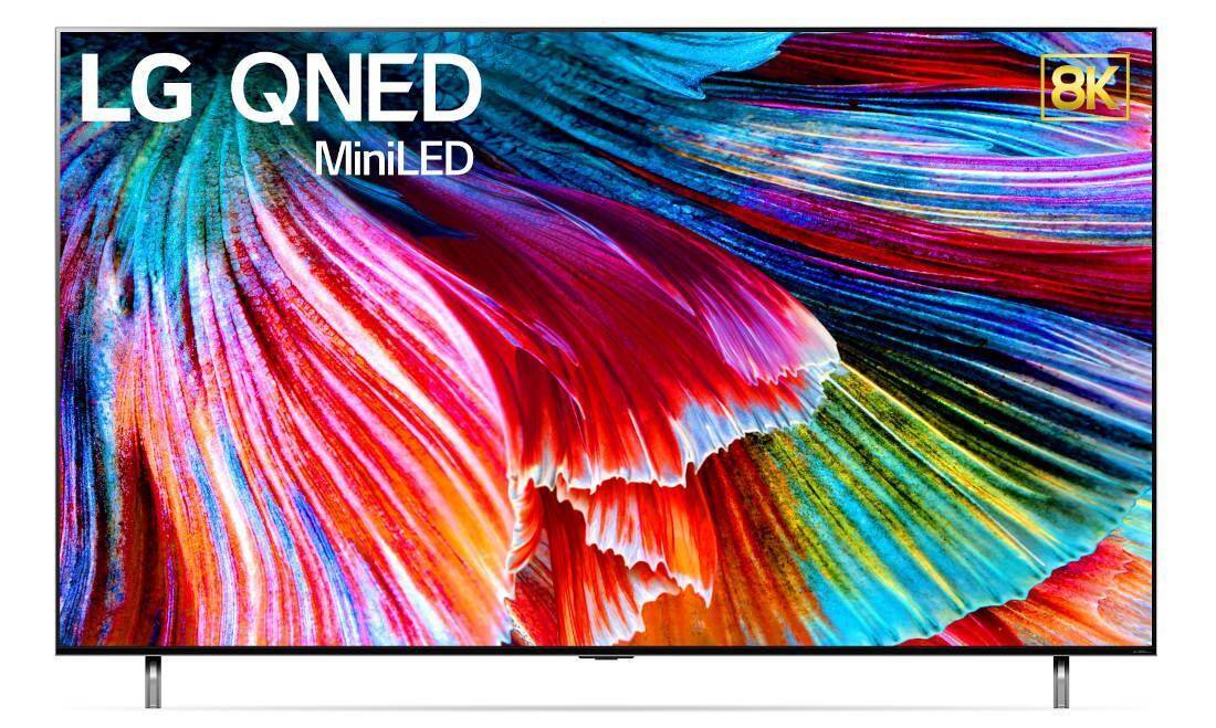 Телевизоры LG QNED MiniLED выйдут в июле 5 Цветной дисплей телевизора LG QNED MiniLED крупный план