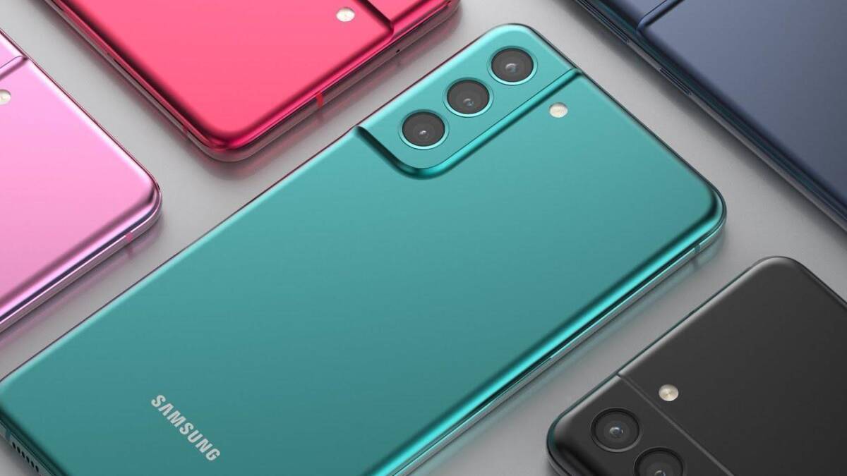 Цветные корпуса Samsung Galaxy S21 FE: вид сзади и спереди, показ вариантов расцветки