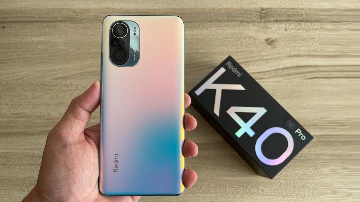 Задняя панель Redmi K40G с глянцевой поверхностью и тройной камерой