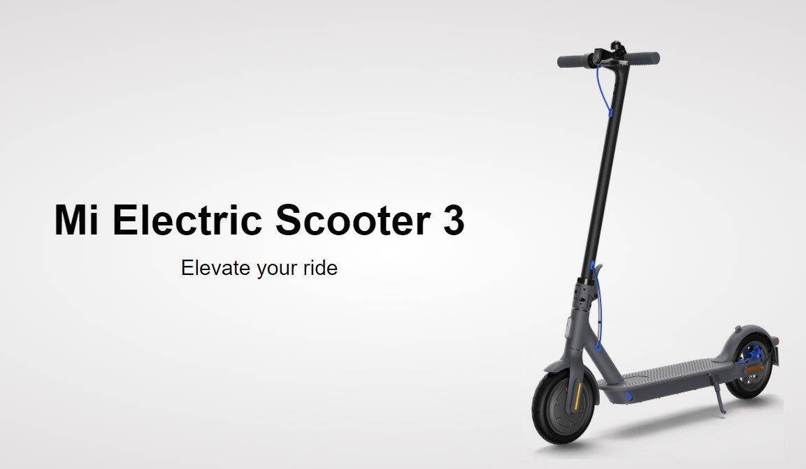 Xiaomi выпустила несколько новых продуктов на мировой рынок 9 Электросамокат Xiaomi Mi Electric Scooter 3 сбоку