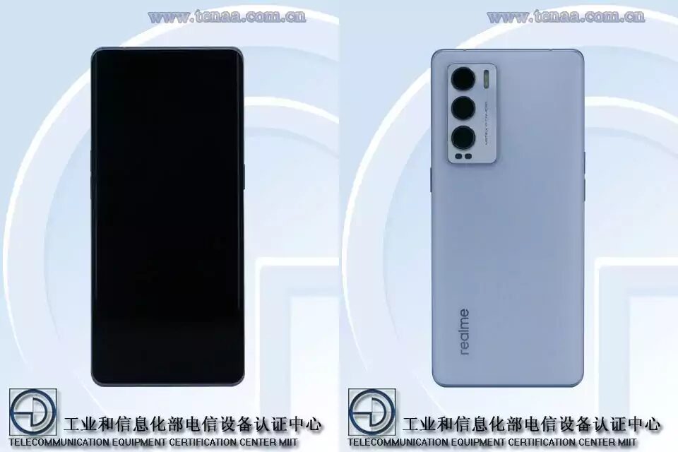 Изображение смартфонов Realme GT Master Edition, спереди и сзади