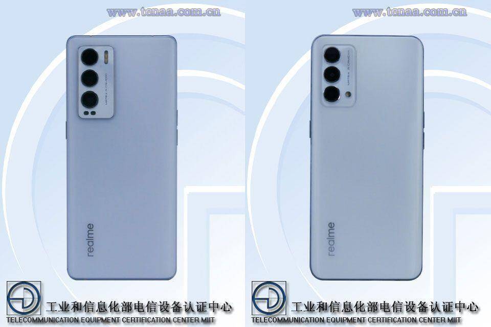 задняя панель Realme GT Explorer Master Edition с тремя камерами и логотипом
