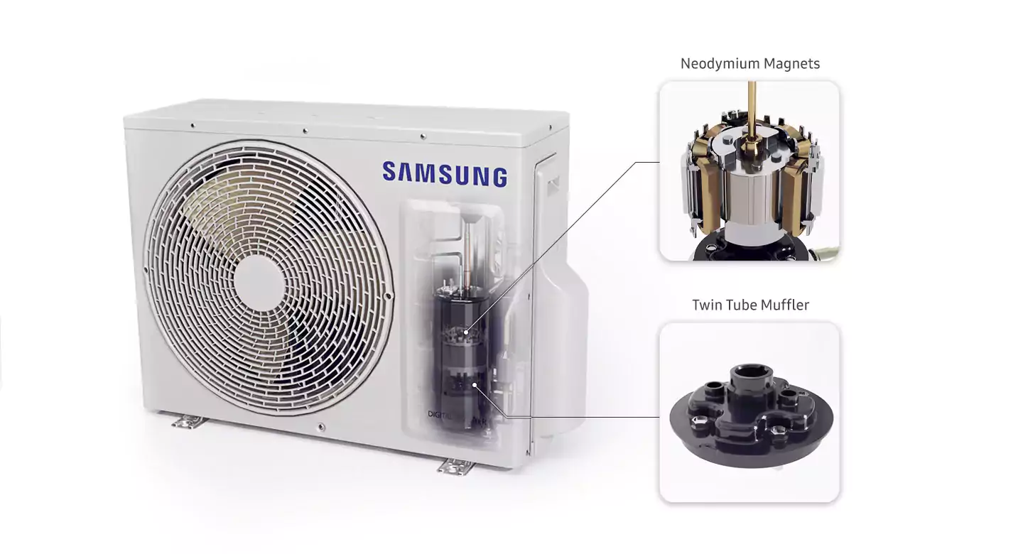 Обзор сплит-системы Samsung AR9500T WindFree: охлаждает, но не дует 19 ru feature reduces noise and energy use by 73 217707147