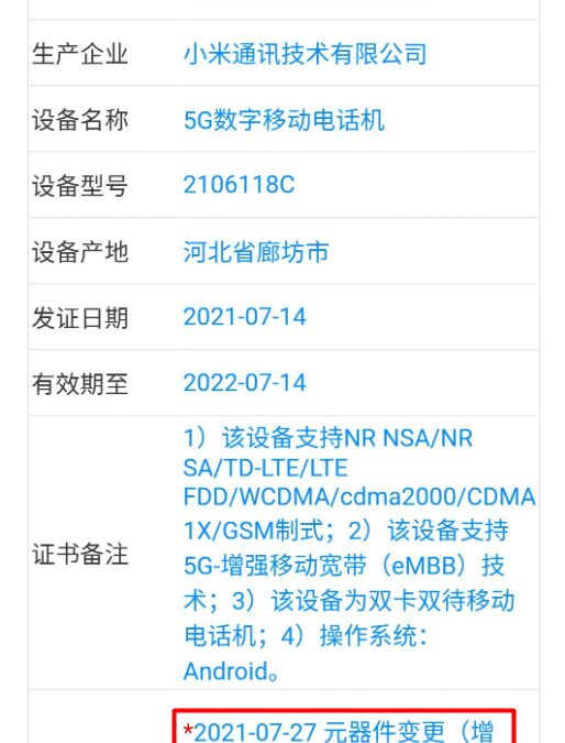 Xiaomi Mi MIX 4