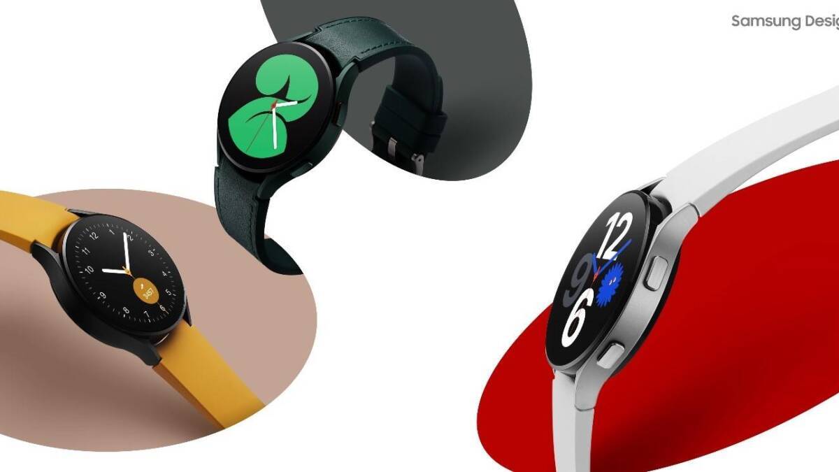 Свобода самовыражения с носимыми устройствами серии Galaxy Watch4 8 Четыре умных часов серии Galaxy Watch4 с разными дизайнами и цветами