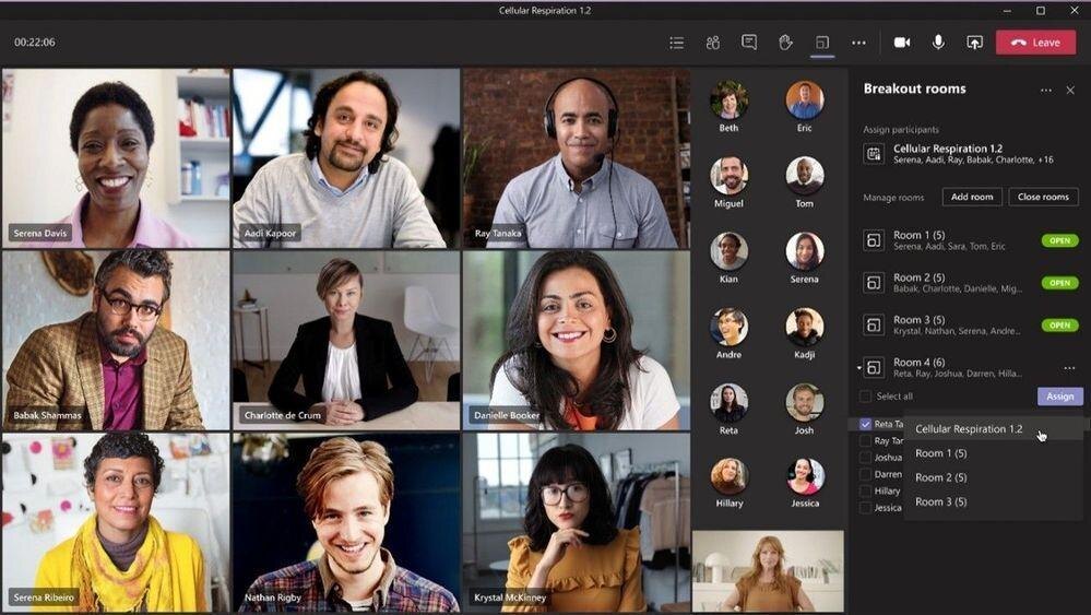 breakout room retention and participant reassignment