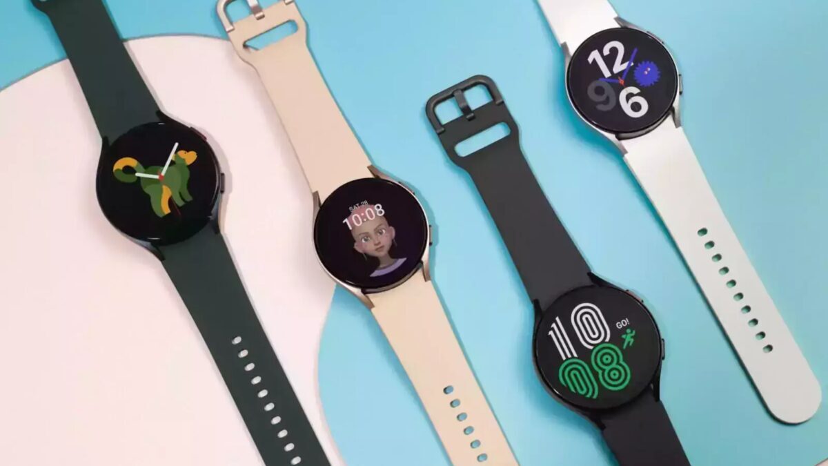 Samsung Galaxy Watch 4 и Watch 4 Classic на разноцветных ремешках: дисплеи и интерфейсы Wear OS