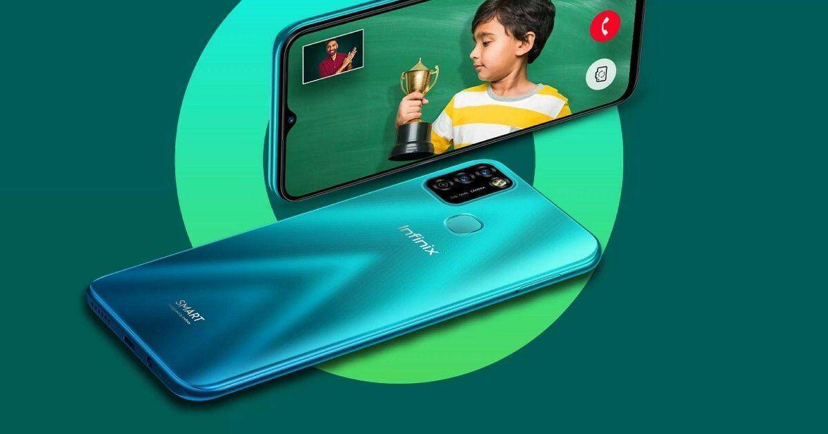 Смартфон Infinix Smart 5A с задней крышкой и камерой