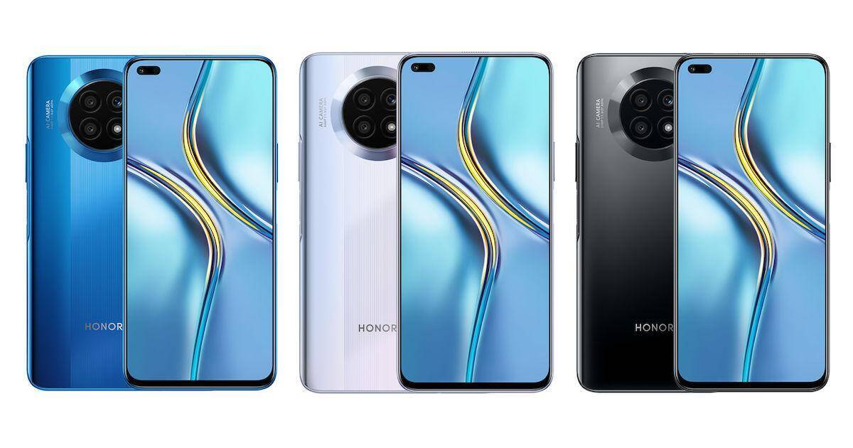 Смартфон Honor X20 с процессором Dimensity 900 засветился в базе Geekbench 3 Смартфон Honor X20 спереди и сзади, показаны экран и задняя панель