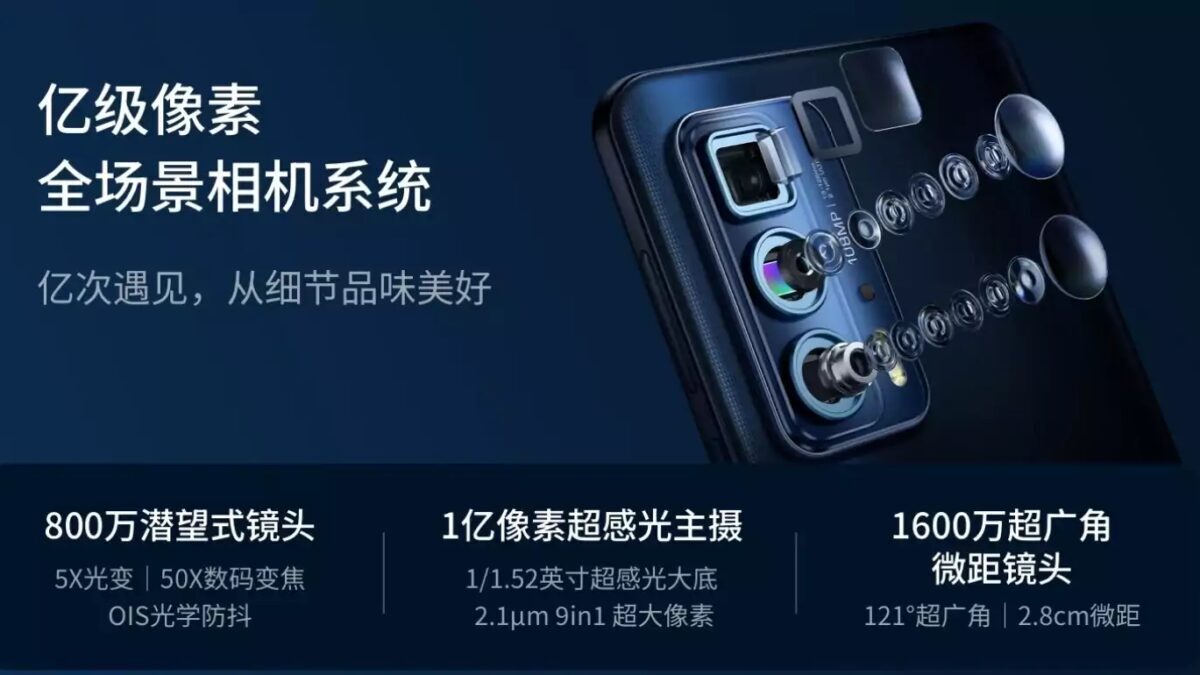 Камера Motorola Edge S Pro с множеством линз и объективов