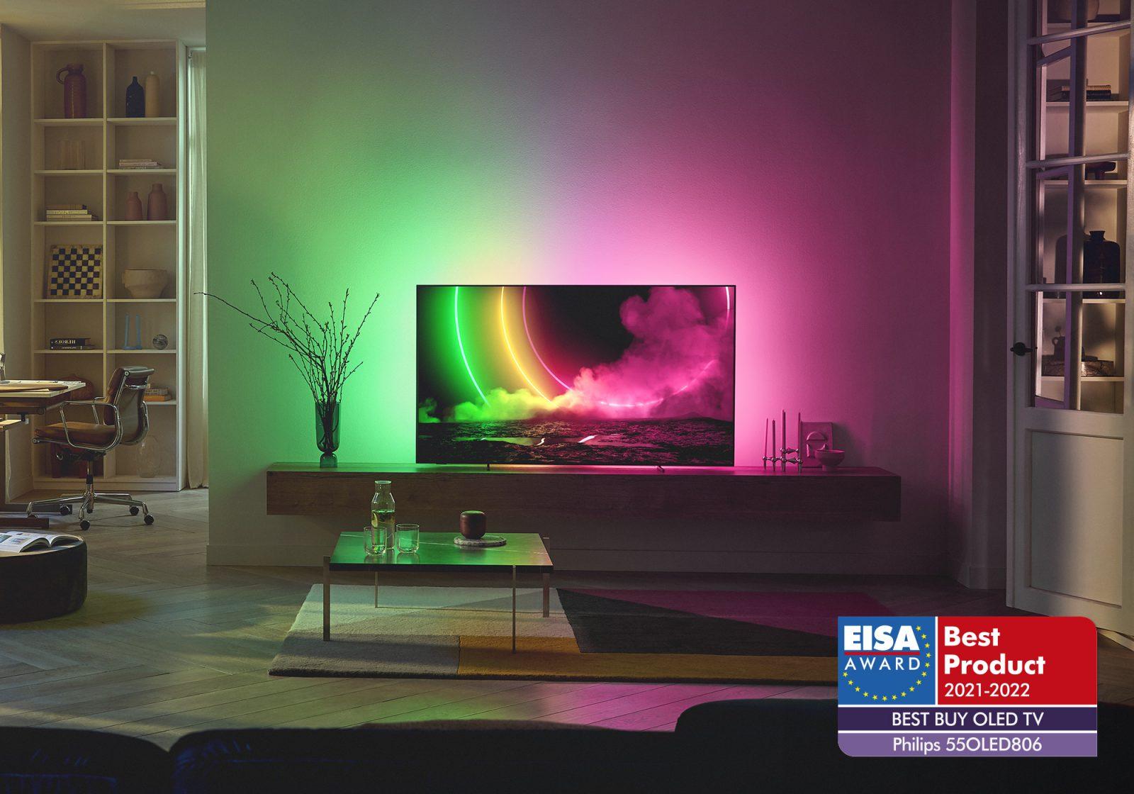Аудиотехника и телевизоры Philips получили четыре премии EISA 9 oled 806 lifestyle