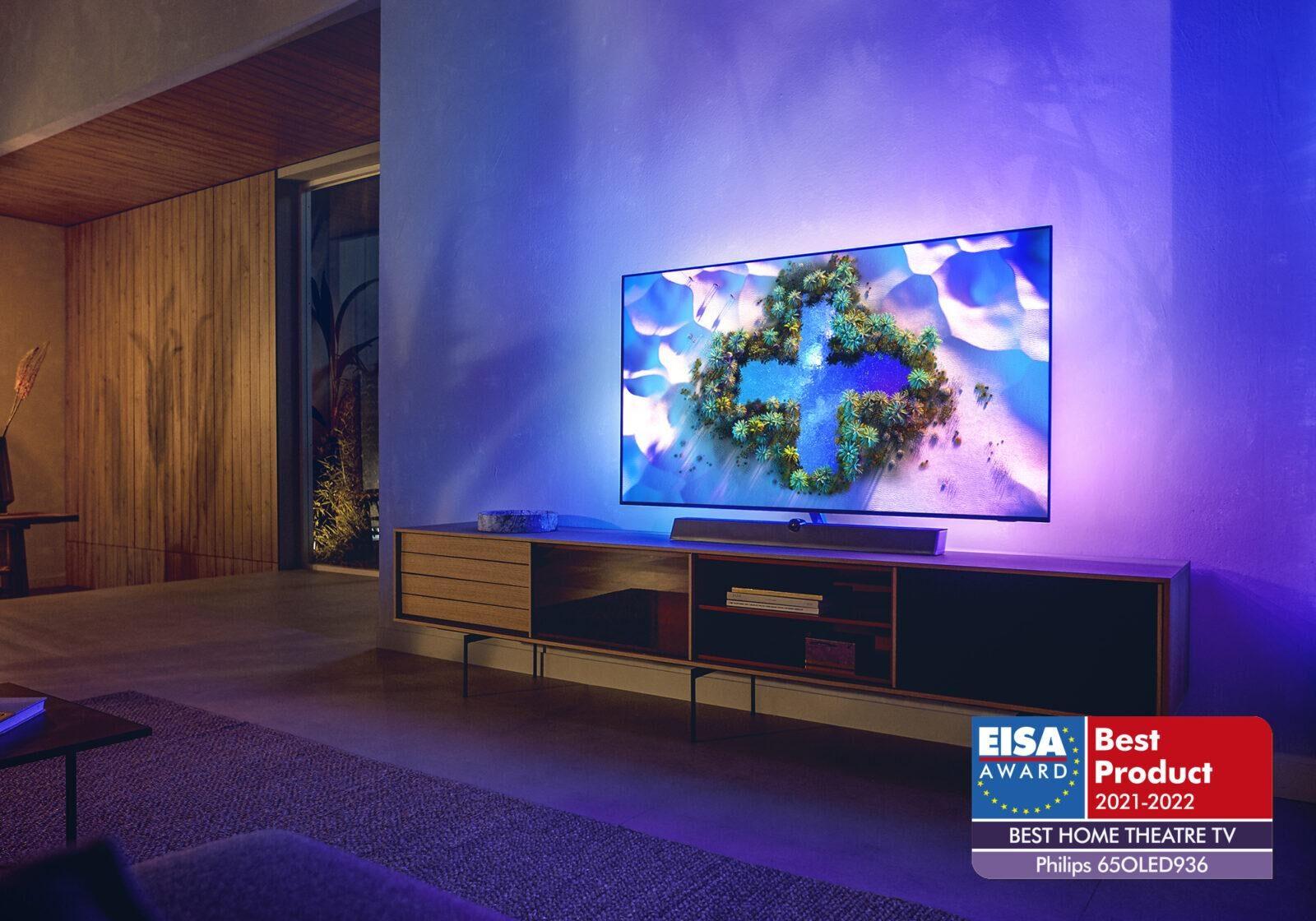Аудиотехника и телевизоры Philips получили четыре премии EISA 8 oled 936 lifestyle