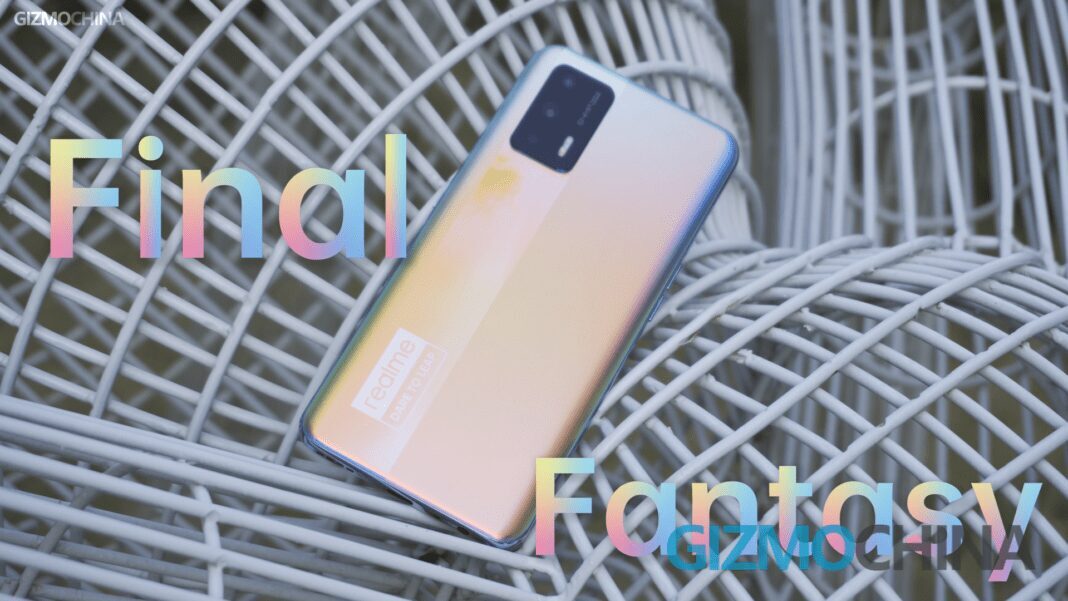 Смартфон Realme GT Neo2 полностью рассекречен 3 Задняя панель смартфона Realme GT Neo2 на плетеном сиденье