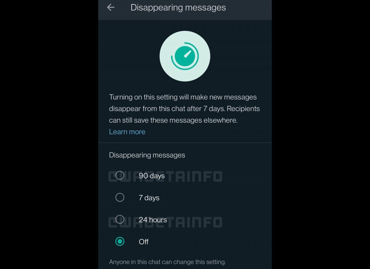 WhatsApp тестирует исчезающие сообщения 3 WhatsApp